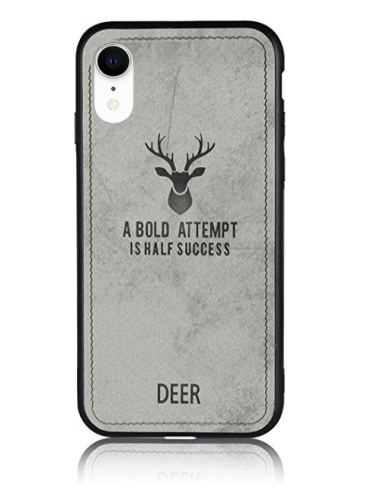 Чехол накладка xCase для iPhone XR Soft deer gray - UkrApple