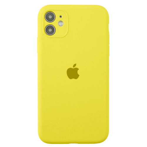 Чохол накладка xCase для iPhone 11 Silicone Case Full Camera Canary Yellow - UkrApple