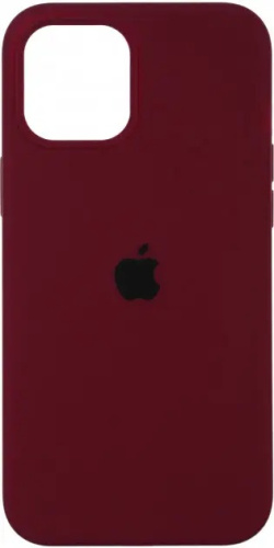 Чохол накладка iPhone 14 Pro Max Silicone Case Full Marsala - UkrApple
