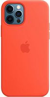 Чохол OEM Silicone Case Full with MagSafe for iPhone 12 Pro Max Electric Orange