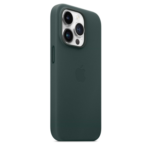 Чохол iPhone 14 Pro Max Leather Case with MagSafe A forest green: фото 5 - UkrApple