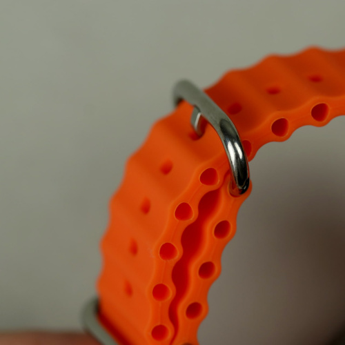 Ремінець для Apple Watch 42/44/45/49 mm Ocean Band black orange: фото 15 - UkrApple