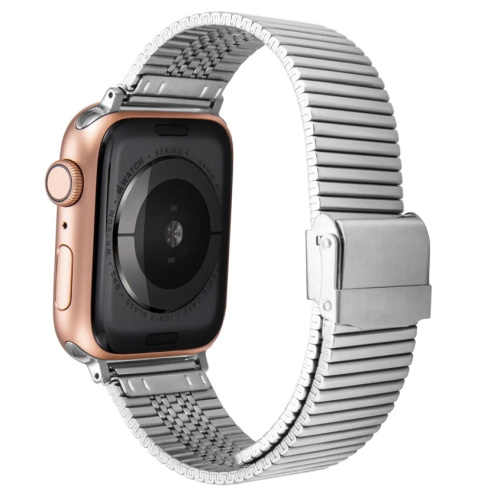 Ремінець xCase для Apple watch 38/40/41 mm Metall new steel silver: фото 2 - UkrApple