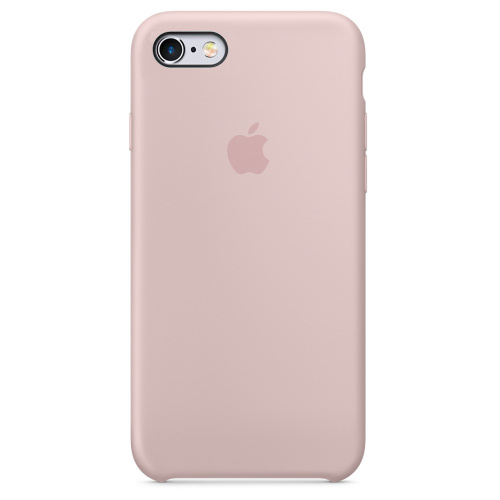 Чехол накладка xCase на iPhone 6/6s Silicone Case бледно-розовый - UkrApple