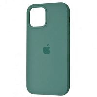 Чохол накладка iPhone 14 Silicone Case Full Pine green