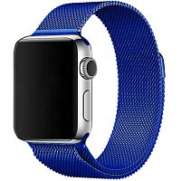 Ремінець xCase для Apple watch 42/44/45/49 mm Milanese Loop Metal Blue (синій)