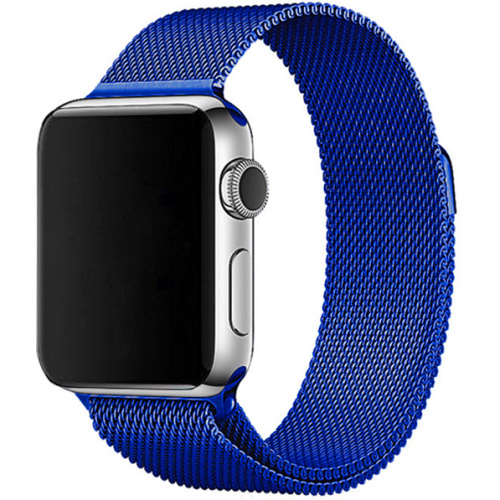 Ремінець xCase для Apple watch 42/44/45/49 mm Milanese Loop Metal Blue (синій) - UkrApple