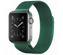 Ремінець xCase для Apple watch 42/44/45/49 mm Milanese Loop Metal Green