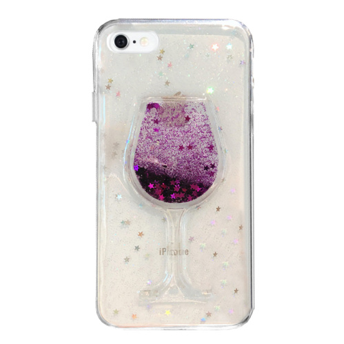 Чехол накладка на iPhone 7/8 wineglass purple - UkrApple