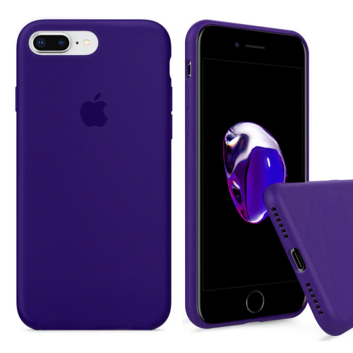 Чехол накладка xCase для iPhone 7 Plus/8 Plus Silicone Case Full фиолетовый - UkrApple