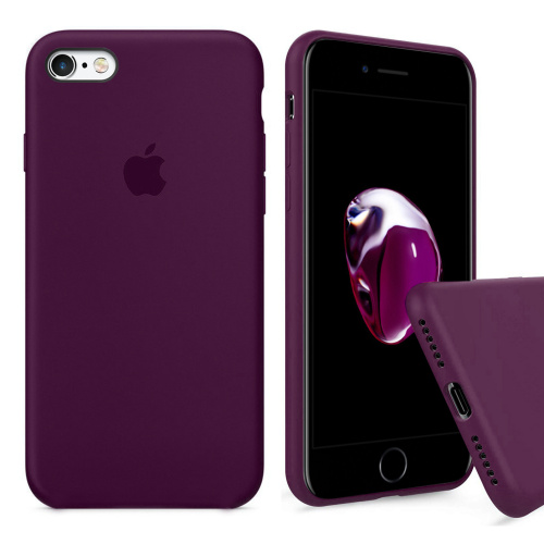 Чехол накладка xCase для iPhone 6/6s Silicone Case Full marsala - UkrApple