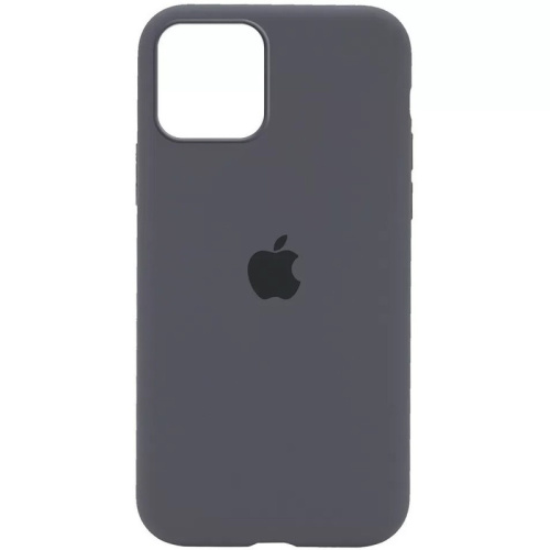 Чохол накладка iPhone 14 Pro Max Silicone Case Full Charcoal grey - UkrApple