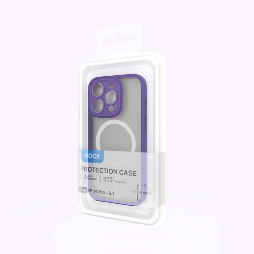 Чохол iPhone 14 Rock Guard Magnet Full Camera purple: фото 11 - UkrApple