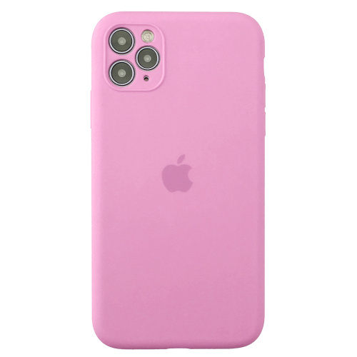 Чохол накладка xCase для iPhone 11 Pro Silicone Case Full Camera Lilght pink - UkrApple
