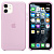 Чохол накладка xCase для iPhone 12 Pro Max Silicone Case блідо-рожевий: фото 2 - UkrApple