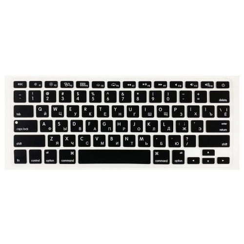 Накладка на клавіатуру для MacBook Air 13"(2008-2017)/ Pro13",15" (2012-2019)/ Pro17" з рос. буквами - UkrApple