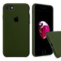 Чехол накладка xCase для iPhone 7/8/SE 2020 Silicone Case Full olive