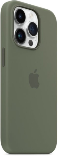 Чохол iPhone 14 Pro Silicone Case with MagSafe olive: фото 2 - UkrApple