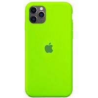 Чохол накладка xCase для iPhone 11 Pro Max Silicone Case Full lime green
