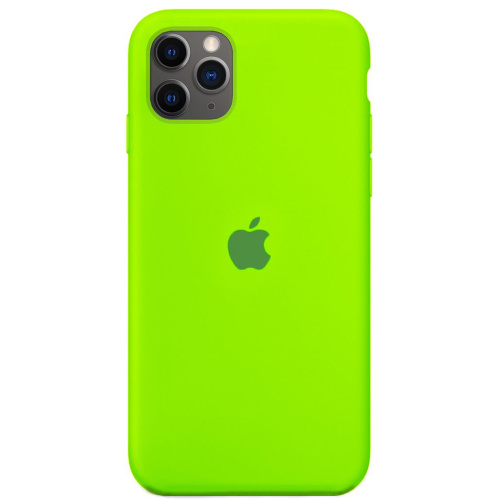 Чохол накладка xCase для iPhone 11 Pro Max Silicone Case Full lime green - UkrApple