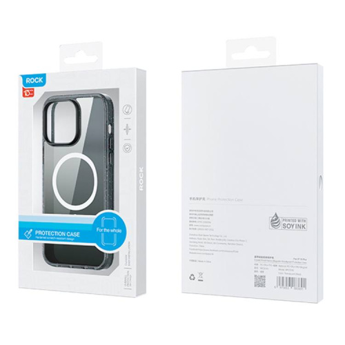 Чохол iPhone 14 Pro Rock Crystal Shield Magnet white: фото 5 - UkrApple