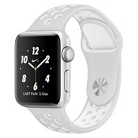Ремінець xCase для Apple Watch 42/44/45/49 mm Sport Nike Platinum White