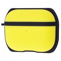 Чехол для AirPods PRO Wiwu silicone case black yellow