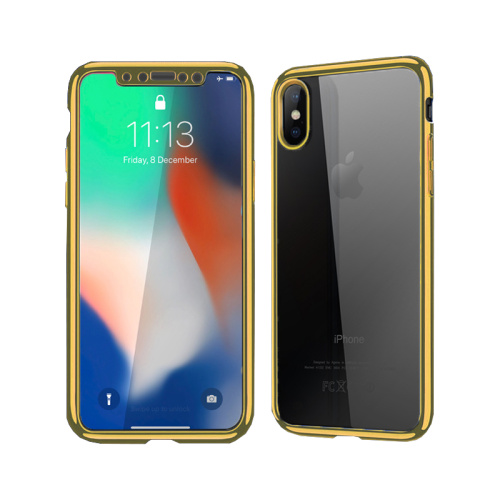 Чехол накладка xCase на iPhone 7/8/SE 2020 защита 360 золотой - UkrApple