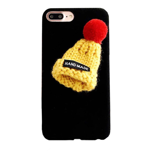 Чехол накладка xCase на iPhone 7/8/SE 2020 Knitted Hat черный №1 - UkrApple