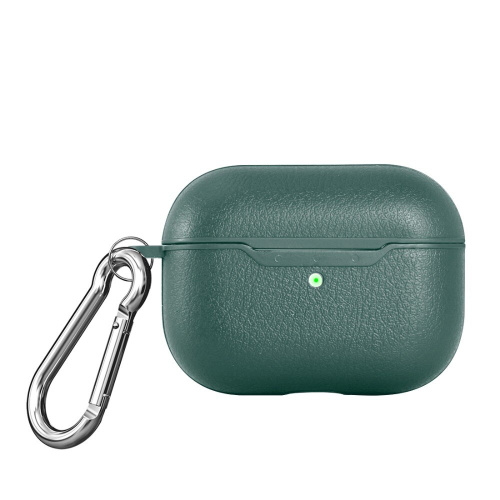 Чехол для AirPods PRO silicone leather case green - UkrApple
