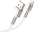 USB кабель Lightning 100cm Baseus Cafule Metal 2.4A white : фото 4 - UkrApple