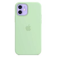 Чохол iPhone 15 Pro Silicone Case Full pistachio 