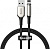 USB кабель Lightning 100cm Baseus Zinc Magnetic 2A black  - UkrApple