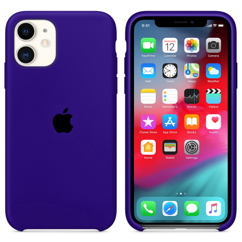 Чохол накладка xCase для iPhone 12 Pro Max Silicone Case фіолетовий: фото 2 - UkrApple