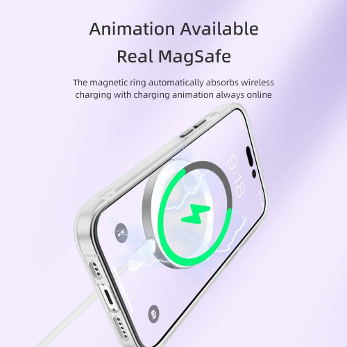 Чохол iPhone 14 Pro Max Rock Guard Magnet Full Camera white: фото 8 - UkrApple