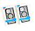 Чохол iPhone 15 Pro Max Rock Guard Magnetic (Ring) blue: фото 2 - UkrApple