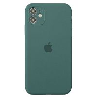 Чохол накладка xCase для iPhone 11 Silicone Case Full Camera Pine green