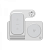 Бездротова зарядка Wiwu 3in1 Foldable 15W  white  Wi-W020: фото 6 - UkrApple