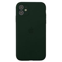 Чохол накладка xCase для iPhone 11 Silicone Case Full Camera Forest green