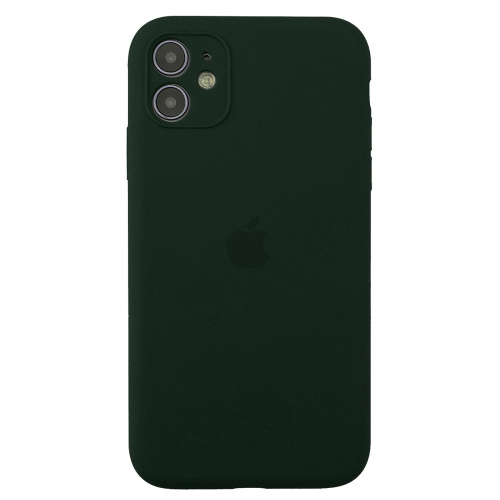 Чохол накладка xCase для iPhone 11 Silicone Case Full Camera Forest green - UkrApple