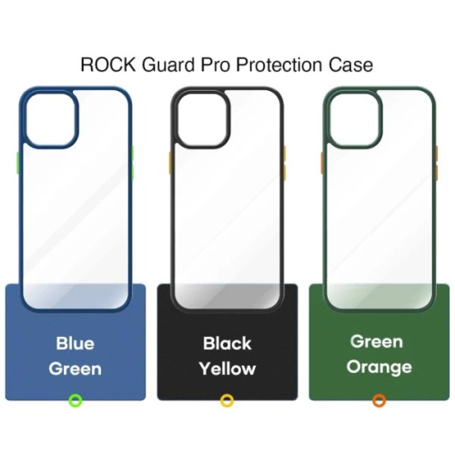 Чохол для iPhone 12 Mini Rock Guard Series Black Yellow: фото 8 - UkrApple
