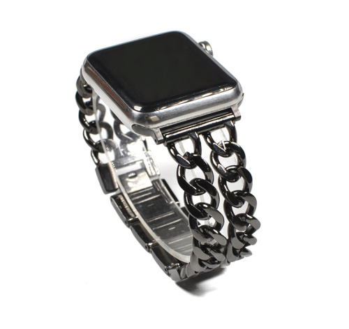 Ремінець xCase для Apple watch 42/44/45/49 mm Chanell NEW Black: фото 5 - UkrApple