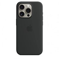 Чохол iPhone 15 Pro Silicone Case with MagSafe black 