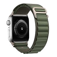 Ремінець для Apple Watch 42/44/45/49 mm Alpine Loop green