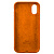 Чехол накладка для iPhone X/XS Alcantara Full orange: фото 2 - UkrApple
