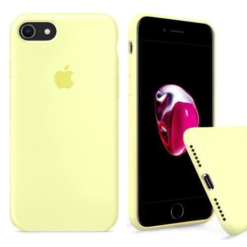 Чехол накладка xCase для iPhone 7/8/SE 2020 Silicone Case Full mellow yellow - UkrApple