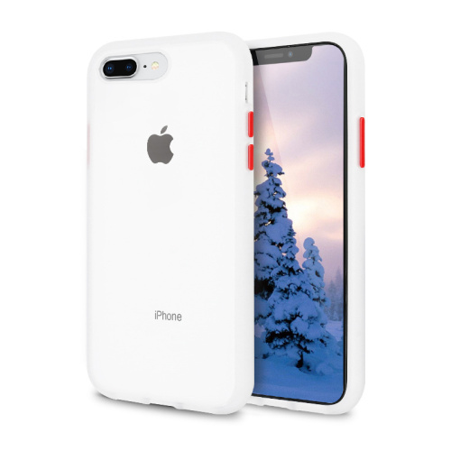 Чехол накладка xCase для iPhone 7 Plus/8 Plus Gingle series transparent red - UkrApple