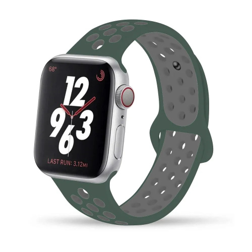 Ремінець xCase для Apple Watch 38/40/41 mm Sport Nike pine green gray - UkrApple