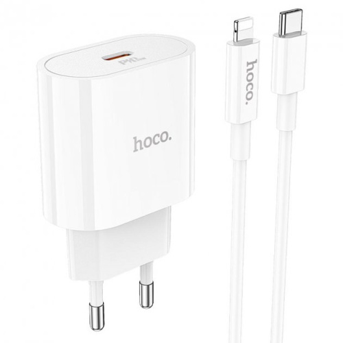 Мережева зарядка Hoco C94A Metro 20W charger set white - UkrApple