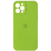Чохол накладка xCase для iPhone 12 Pro Max Silicone Case Full Camera Party green